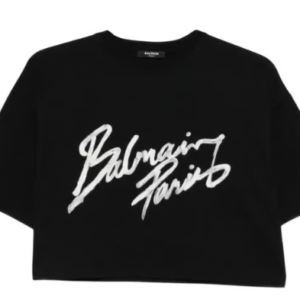 balmain crop t-shirt