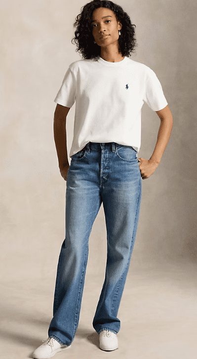Relaxed Fit Cotton Jersey Tee Save to Wishlist Polo Ralph Lauren - Image 2