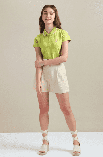 Tipped Collar Cotton Polo Shirt - Image 3