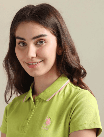 Tipped Collar Cotton Polo Shirt - Image 7