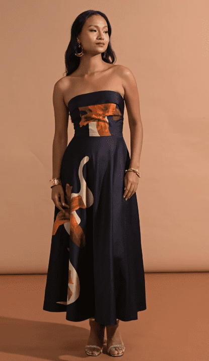 Rayna Long Midi Dress - Image 2