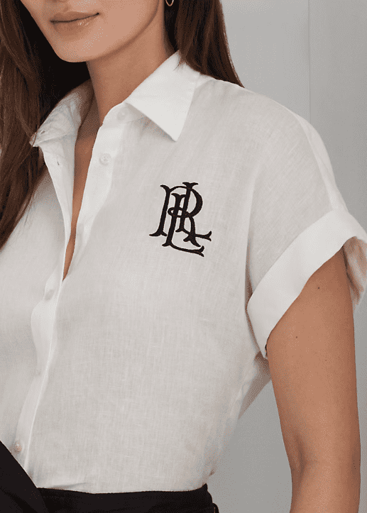 Relaxed Fit Linen Short-Sleeve Shirt Save to Wishlist Lauren - Image 4