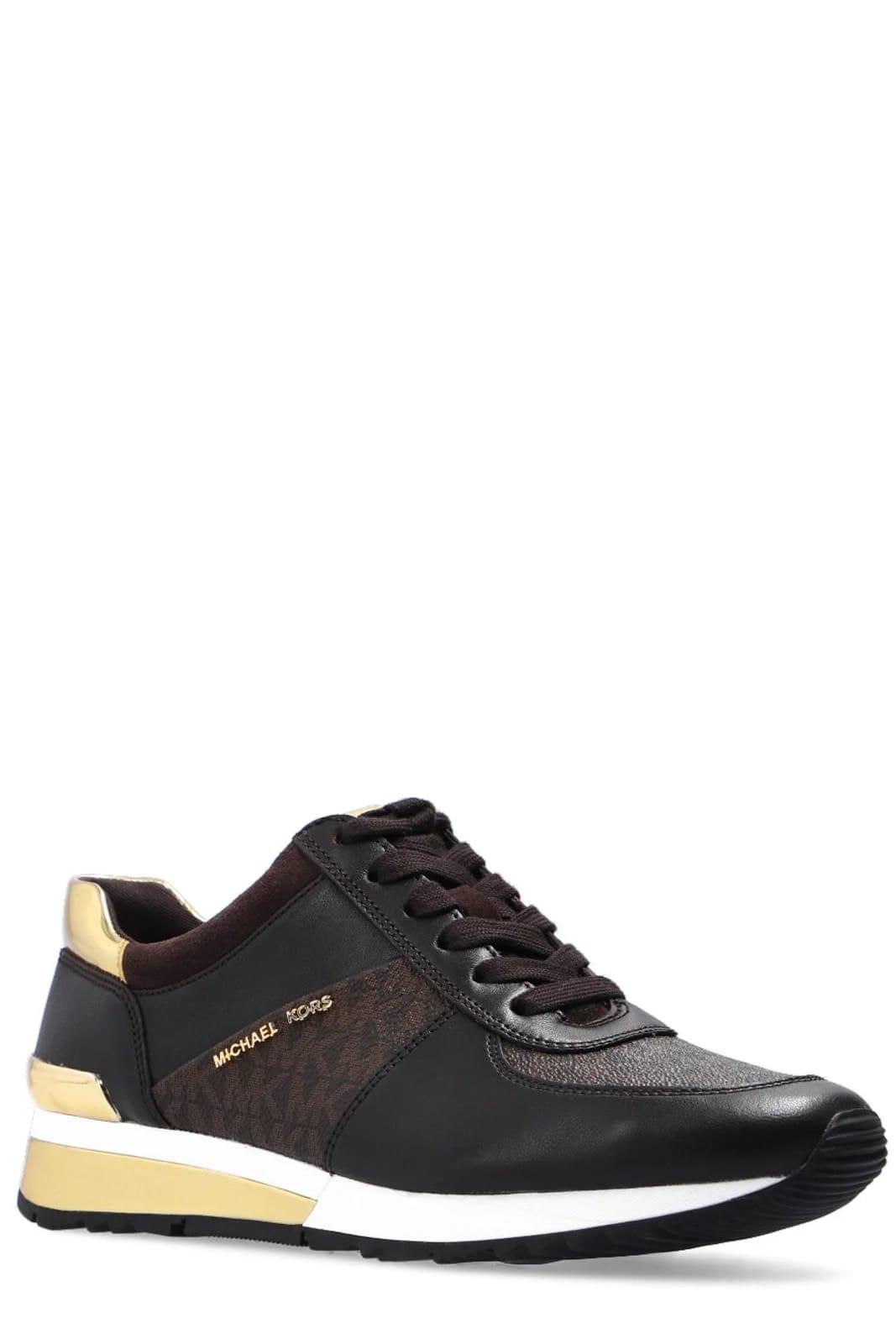 MK Women’s Black & Gold Casual Sneakers