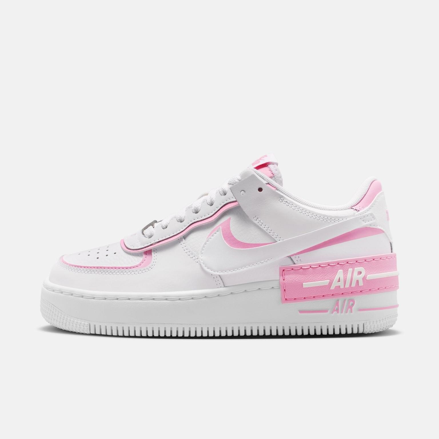 MK Shoes Women’s White & Pink Air Sneakers